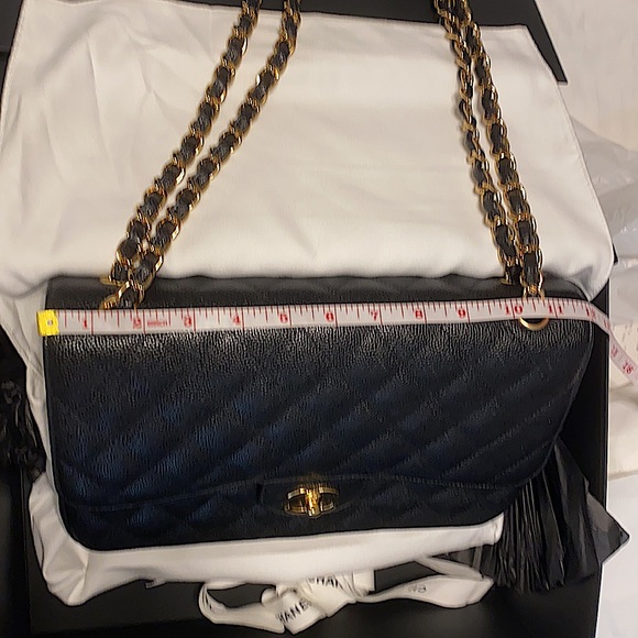 -Chanel Black caviar purse NBW original tag ,box - Picture 9 of 11